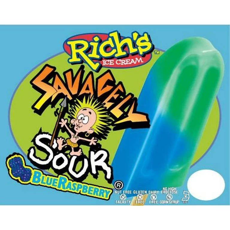 SAVAGELY SOUR BLUERASBERRY