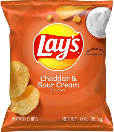 LAYS CHEDDAR & SOUR CREAM CHIPS