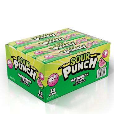 SOUR PUNCH WATERMELON STRAWS