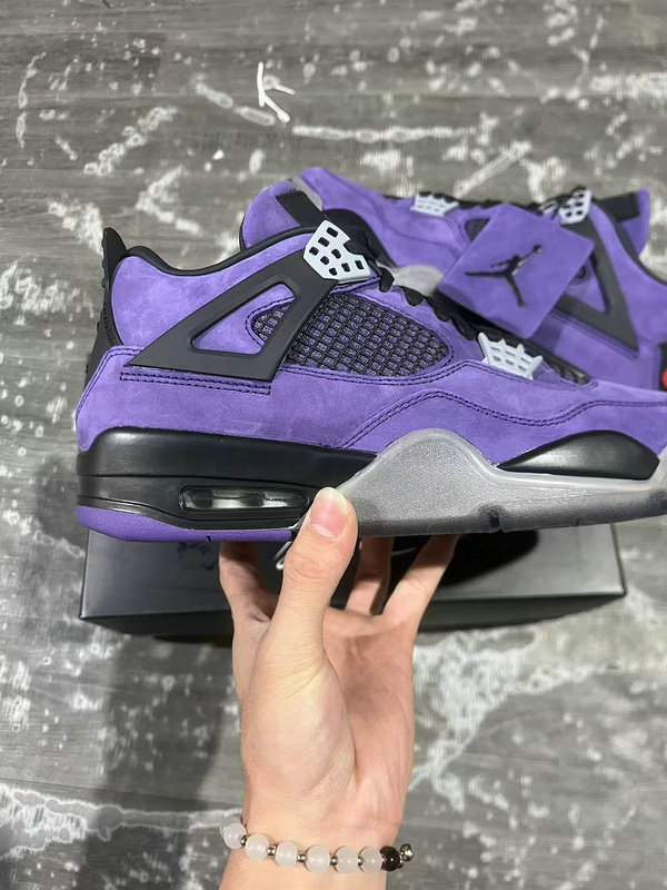 Travis Scott x Air Jordan 4 Retro 'Purple Suede